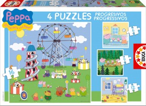 Peppa Pig puzzles progresivos_Blog Juguetes e ideas