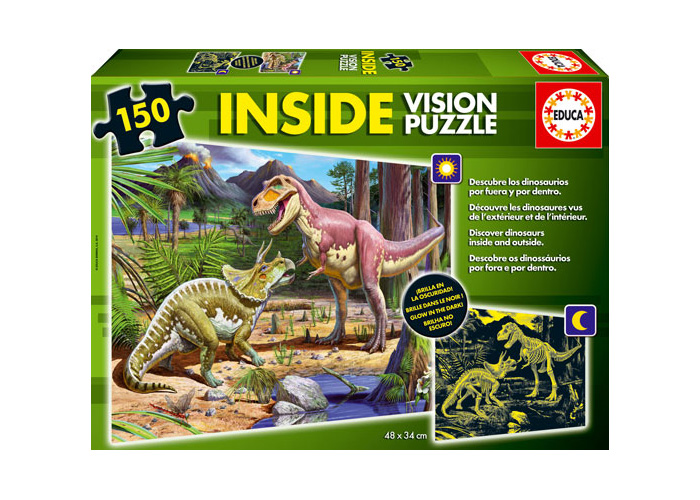 EDUCA - Inside Vision Puzzle Dinosaurios