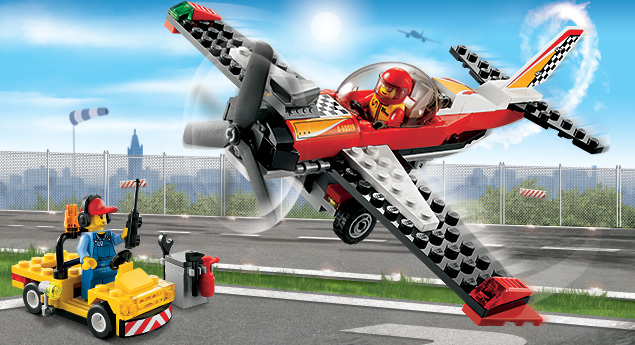 Lego City avión acrobático