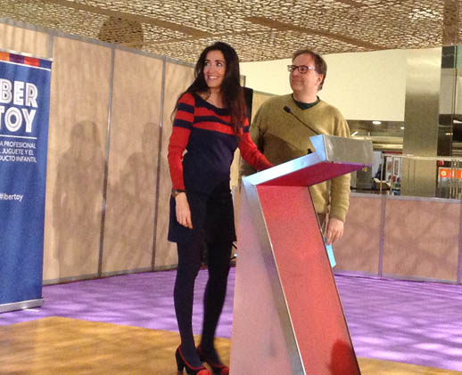 Premios Ibertoy Maria Jose Cayuela y Oriol Ripoll mejores juguetes 2014