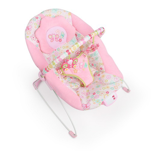 Pretty in pink Bright Starts hamaquita-flutterdot