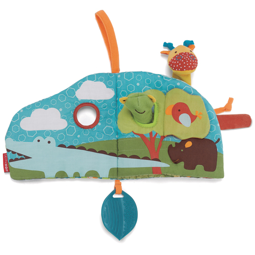 SKIP HOP GIRAFFE SAFARI LIBRO MARIONETAS