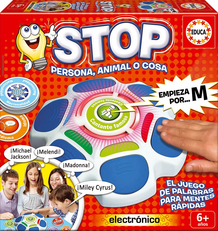 Stop, juego para mentes rápidas Educa Borrás. Juegos para niños. Blog de Juguetes. e ideas - Blog de juguetes